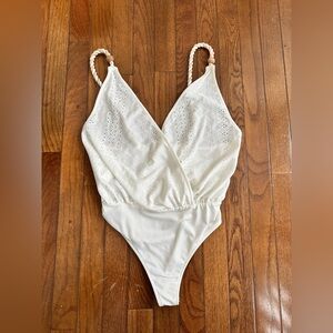 Zara White bodysuit